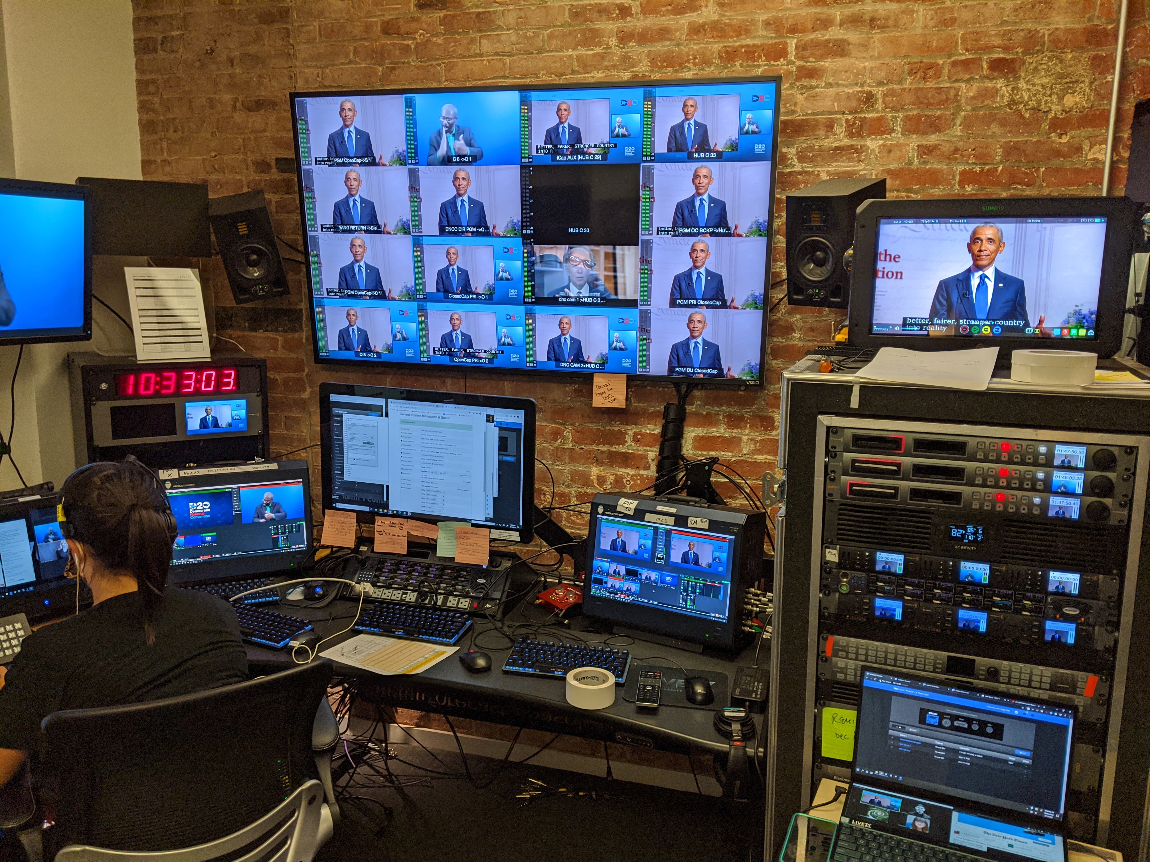 LiveX Studios in New York City for the The Democratic National Convention Alt