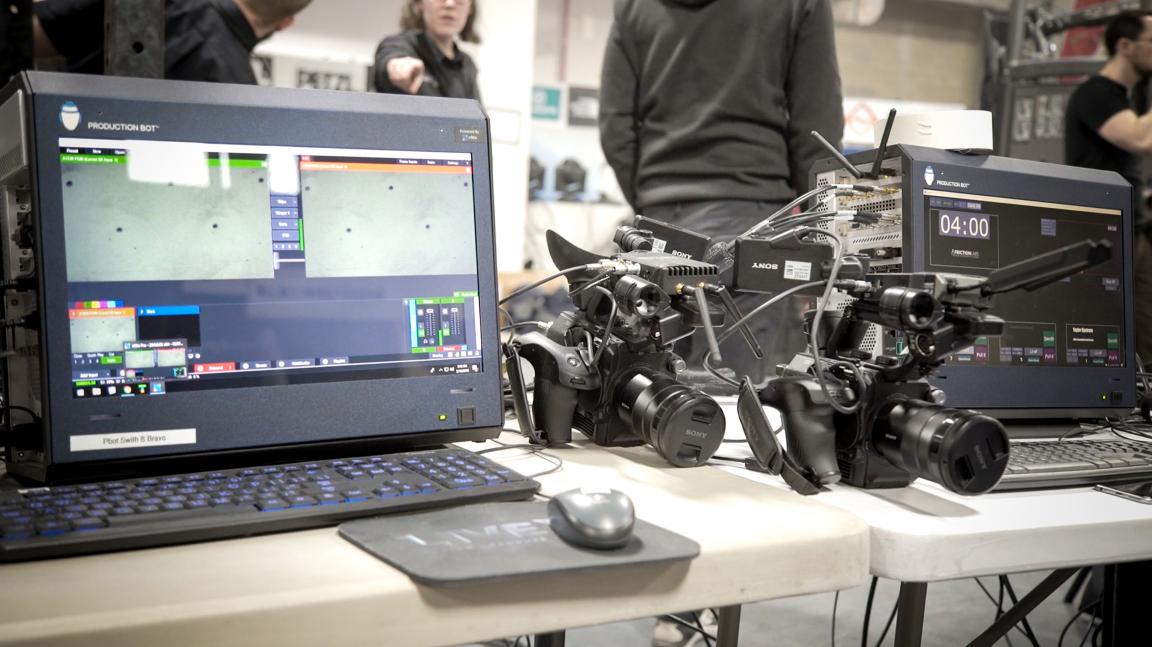 We shot on Sony FS-5 and added live scoring with Production Bots
